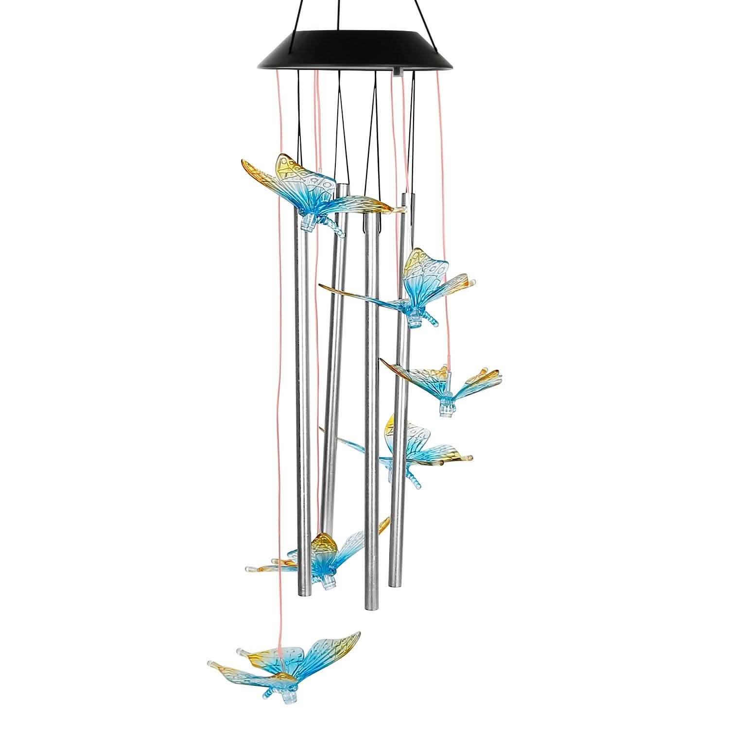 Solar Wind Chime Lights