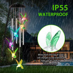Solar Wind Chime Lights