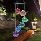 Solar Wind Chimes Light - Mobile Hanging LED Light, Color Changing Wind Chime