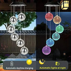Solar Wind Chimes Light - Mobile Hanging LED Light, Color Changing Wind Chime