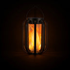 Solar Flickering LED Flame Lantern