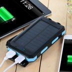 SOLARFORCE Power Bank – Waterproof Solar Power Bank with 20000mAh for Outdoor Adventures