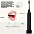 Sonic Electric Toothbrush with 6 Modes and Smart Timer
