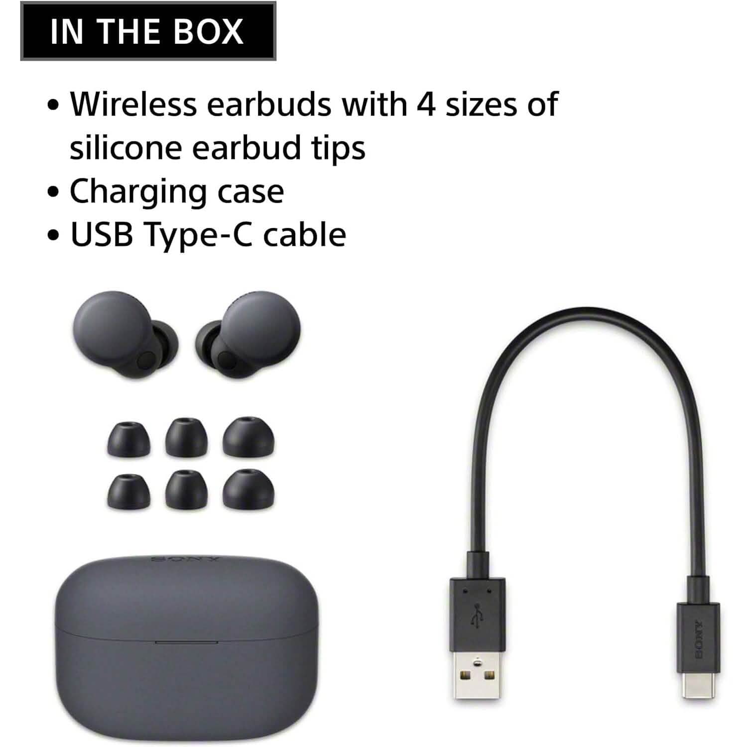 Sony LinkBuds S Truly Wireless Noise Canceling Earbud Headphones with Alexa Built-in  (Refurbished)