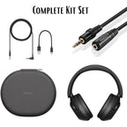 Sony Wireless Noise Cancelling Headphones WH-XB910N Bluetooth Headset + NeeGo 3.5mm Extension (Refurbished)