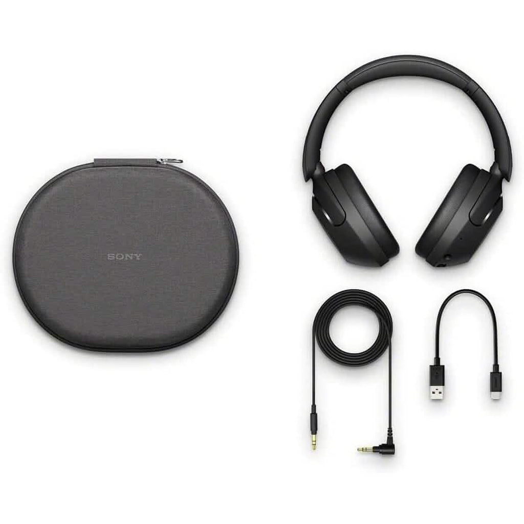 Sony Wireless Noise Cancelling Headphones WH-XB910N Bluetooth Headset + NeeGo 3.5mm Extension (Refurbished)