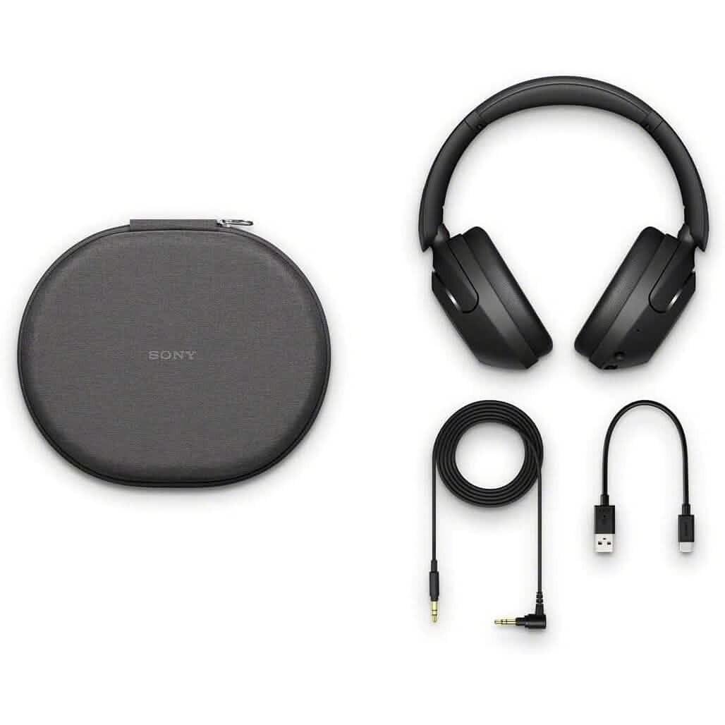 Sony Wireless Noise Cancelling Headphones WH-XB910N Bluetooth Headset + NeeGo 3.5mm Extension (Refurbished)