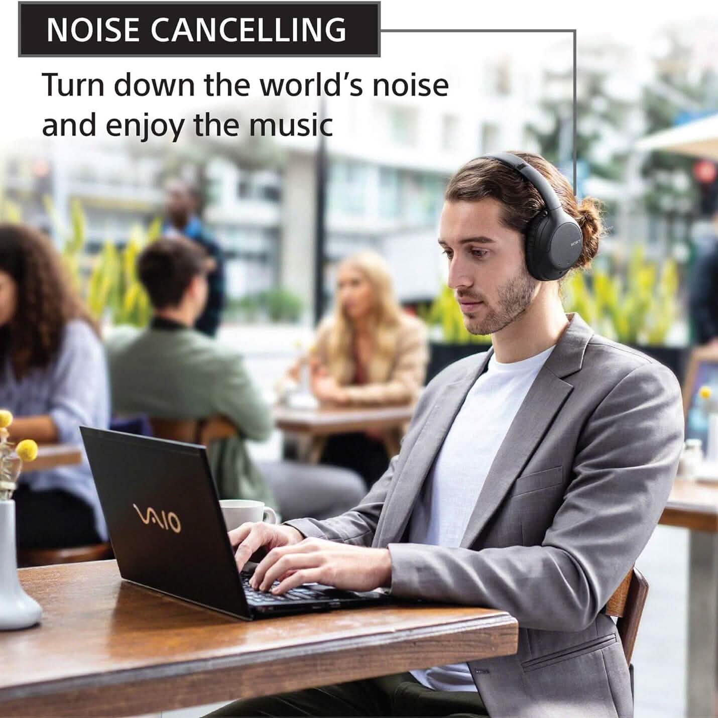 Sony Wireless Noise-Cancelling Over-The-Ear Headphones WH-CH710N (Refurbished)