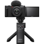 Sony ZV-1F Vlog Camera for Content Creators and Vloggers Black  (Refurbished)