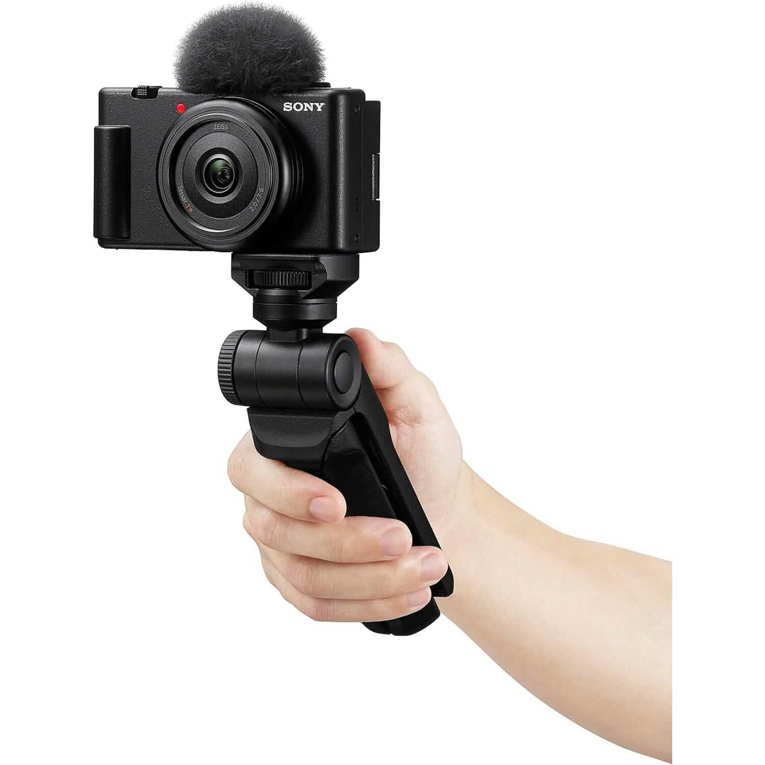 Sony ZV-1F Vlog Camera for Content Creators and Vloggers Black  (Refurbished)