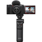 Sony ZV-1F Vlog Camera for Content Creators and Vloggers Black  (Refurbished)