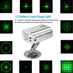 Sound Activated LED Projected Laser Patterns