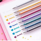Sparkle Gel Pens Glitter Writing Creative Art Supplies