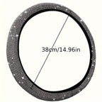 Sparkling Diamond Steering Wheel Cover