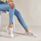 Sparkling Lace-Up Fashion Ladies Sneakers - Xenia