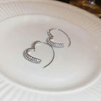 Sparkling Silver Earrings for Women