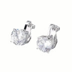 Sparkling Round Perforated Women's Earrings