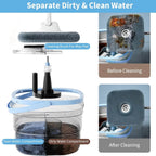 Spin Mop and Bucket with Wringer Set