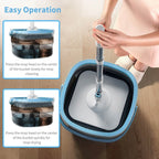 Spin Mop and Bucket with Wringer Set