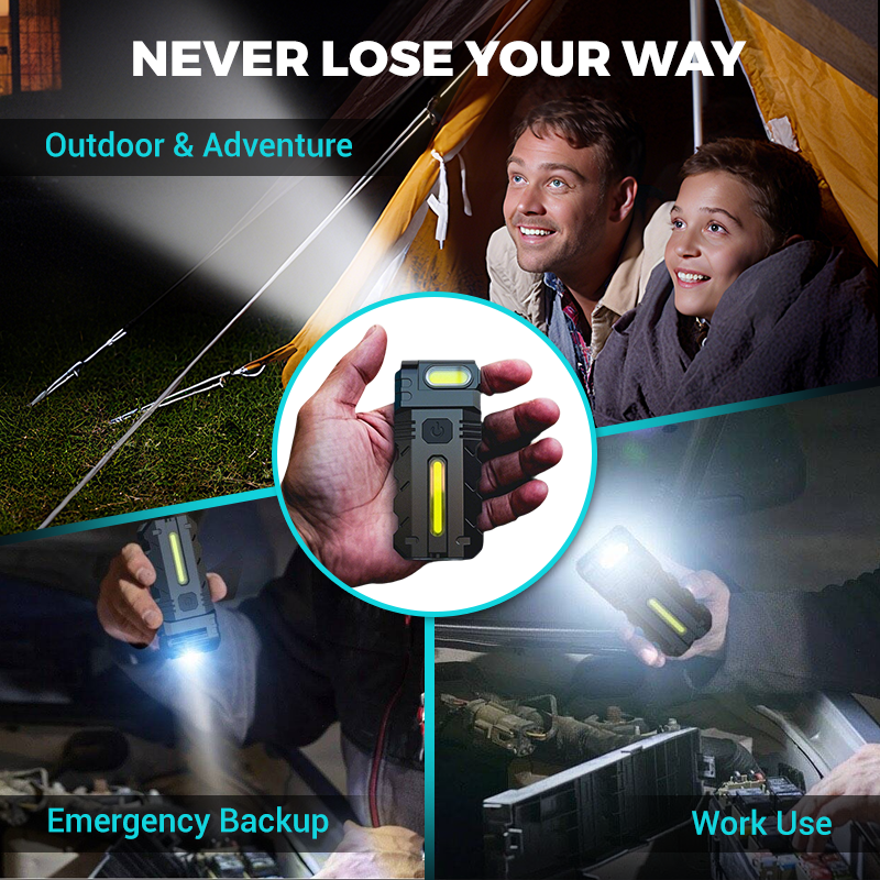 180° Rotating Head LED Work Light – Dual Beam