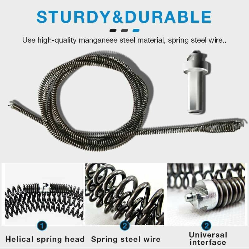 Electric Spring for Drain Cleaner – Powerful, Flexible & Lightweight