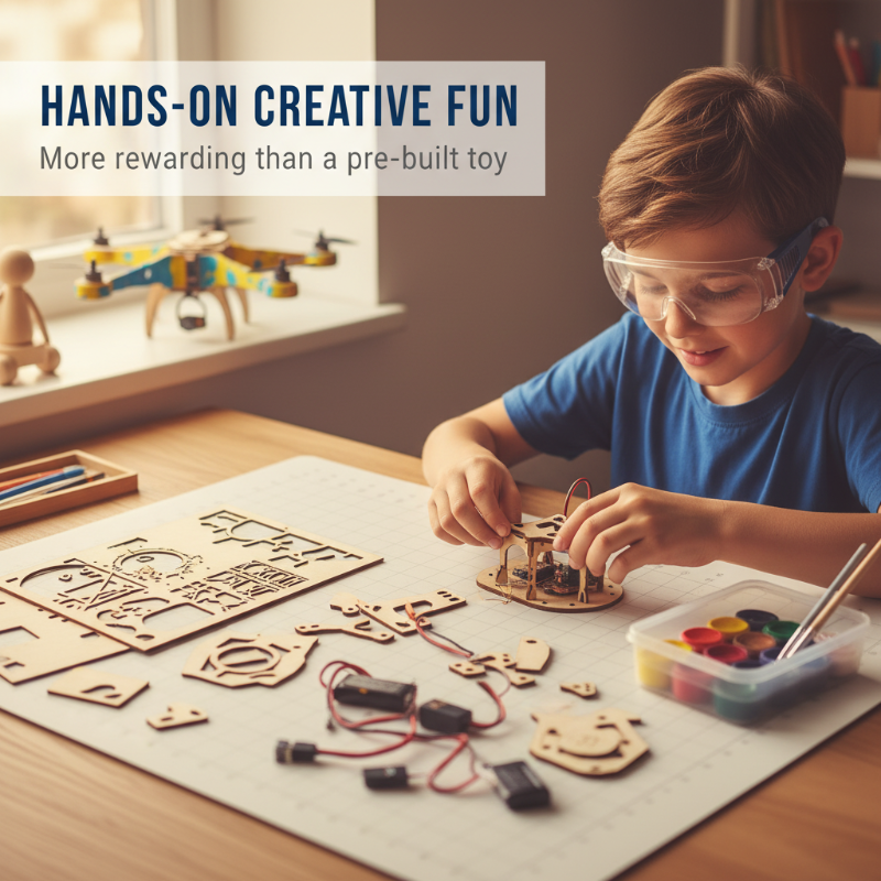 DIY Wooden Drone Building Kit