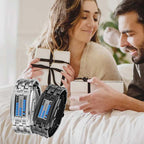 Men’s LED Digital Bracelet Watch – Stainless Steel Sports Style with Blue Light Display