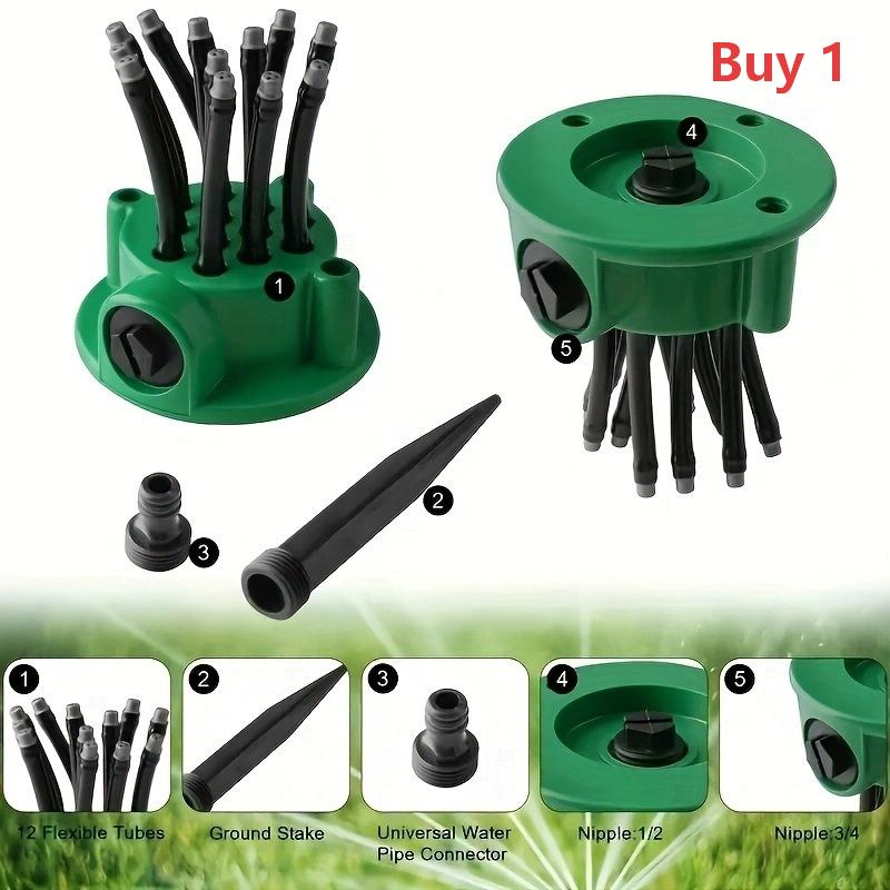 Precision Irrigation Sprinkler – 360° multi‑directional, custom spray patterns. Gentle on delicate plants. Save water, grow better.