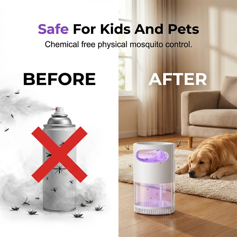 2026 HOT SALE UV Mosquito Killer Lamp – quiet, USB, chemical-free.