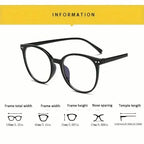 Square Anti-Blue Light Glasses - Lightweight and Comfortable