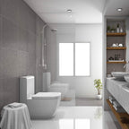 Square Toilet Seat with Grip-Tight Seat Bumpers