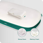 Stack Pillow with Dual Layers Balance, Adjustable Height, Suitable for All Sleeping Positions