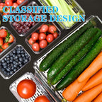 Stackable Food Containers for Fridge, Set of 10 - FridgeMaster