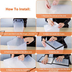 Stackable Shoe Storage Bin Transparent Dustproof