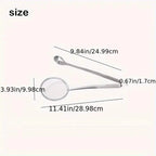Stainless Steel Kitchen Strainer Tongs - High-Temperature Resistant