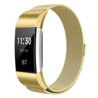 Stainless Steel Mesh Milanese Loop Band for Fitbit Charge 2