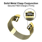 Stainless Steel Mesh Milanese Loop Band for Fitbit Charge 2