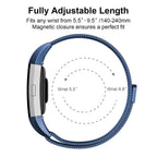 Stainless Steel Mesh Milanese Loop Band for Fitbit Charge 2