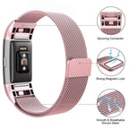 Stainless Steel Mesh Milanese Loop Band for Fitbit Charge 2