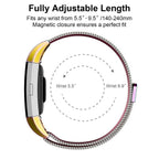 Stainless Steel Mesh Milanese Loop Band for Fitbit Charge 2