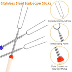 Stainless Steel Roasting Sticks