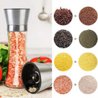 Stainless Steel Salt Pepper Grinder with Adjustable Coarseness