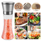 Stainless Steel Salt Pepper Grinder with Adjustable Coarseness