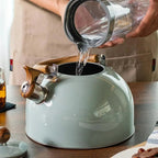 Steel Kettle with Whistle Indicator