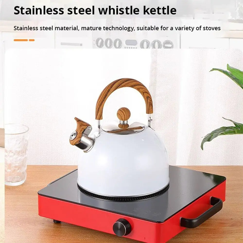 Steel Kettle with Whistle Indicator