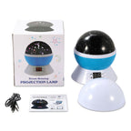 Star Moon LED Projector Lamp Kids Night Light