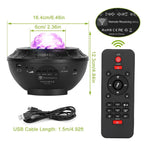 Star Projector Lamp RGBW Wireless Music Speaker Night Light