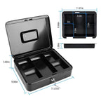 Steel Cash Box with Removable Tray