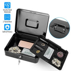 Steel Cash Box with Removable Tray