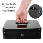 Steel Cash Box with Removable Tray